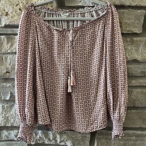 Max Studio Boho long sleeve blouse - XS
